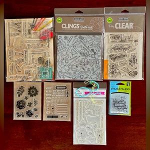HUGE LOT 7- Stamps- Brand NEW variety of designers w/ Die Cuts